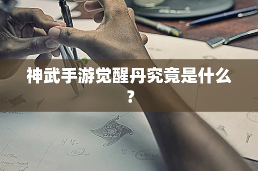 神武手游觉醒丹究竟是什么？