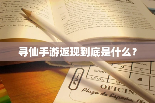 寻仙手游返现到底是什么？