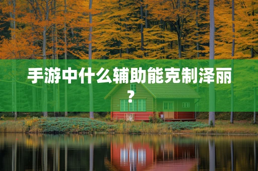 手游中什么辅助能克制泽丽？