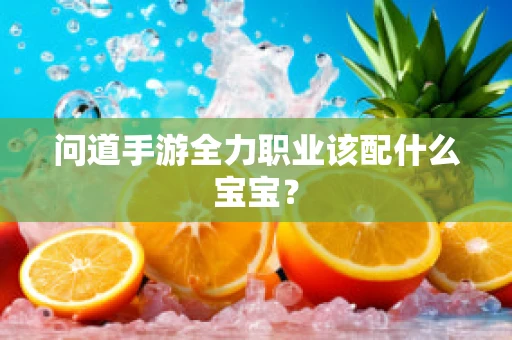 问道手游全力职业该配什么宝宝？