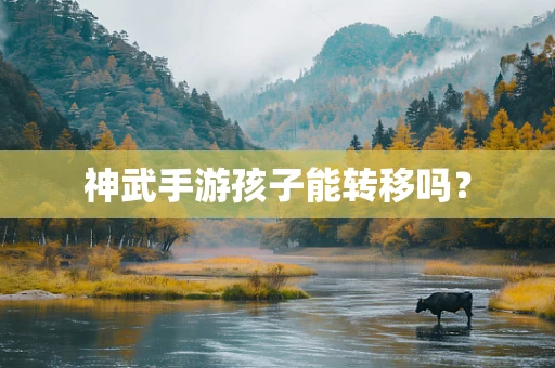 神武手游孩子能转移吗？