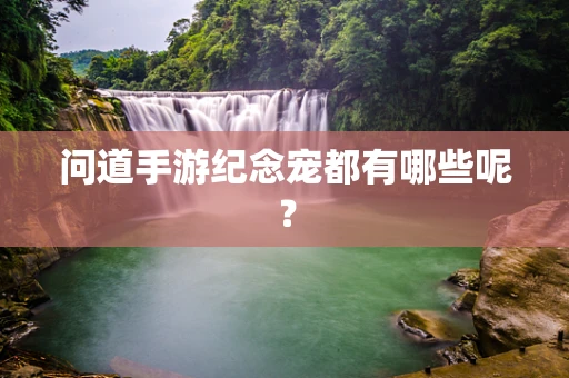 问道手游纪念宠都有哪些呢？