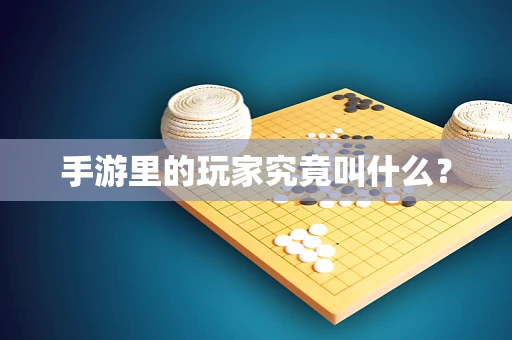 手游里的玩家究竟叫什么？