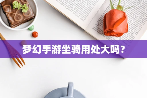 梦幻手游坐骑用处大吗？