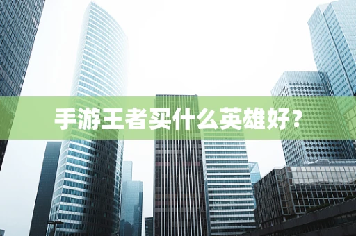 手游王者买什么英雄好？