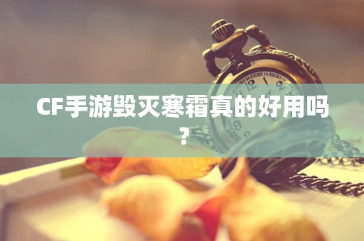 CF手游毁灭寒霜真的好用吗？