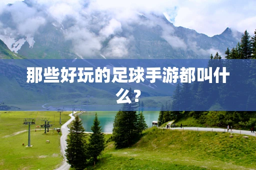那些好玩的足球手游都叫什么？