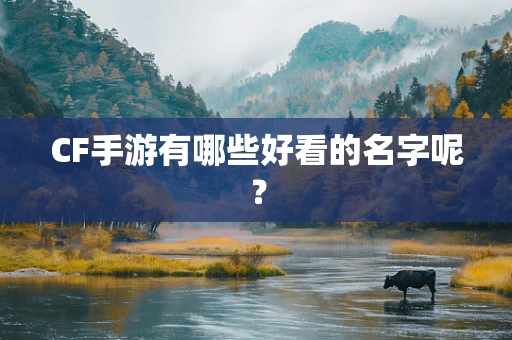 CF手游有哪些好看的名字呢？